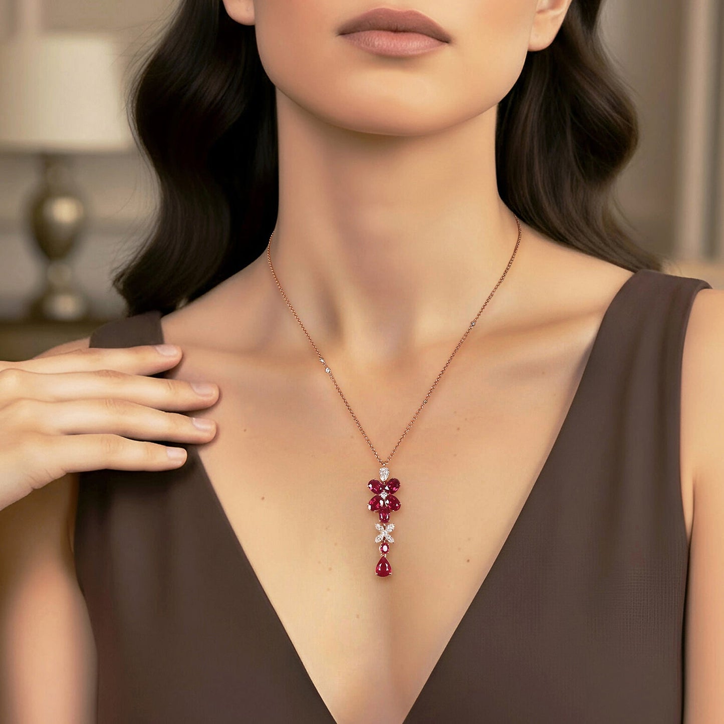 Necklace G8304/RUW-R Lenti & Villasco