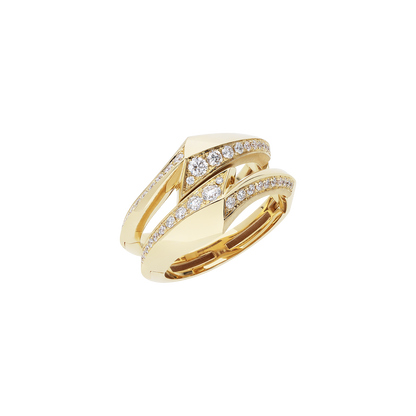 Ring and Earrings AB12039/W-Y