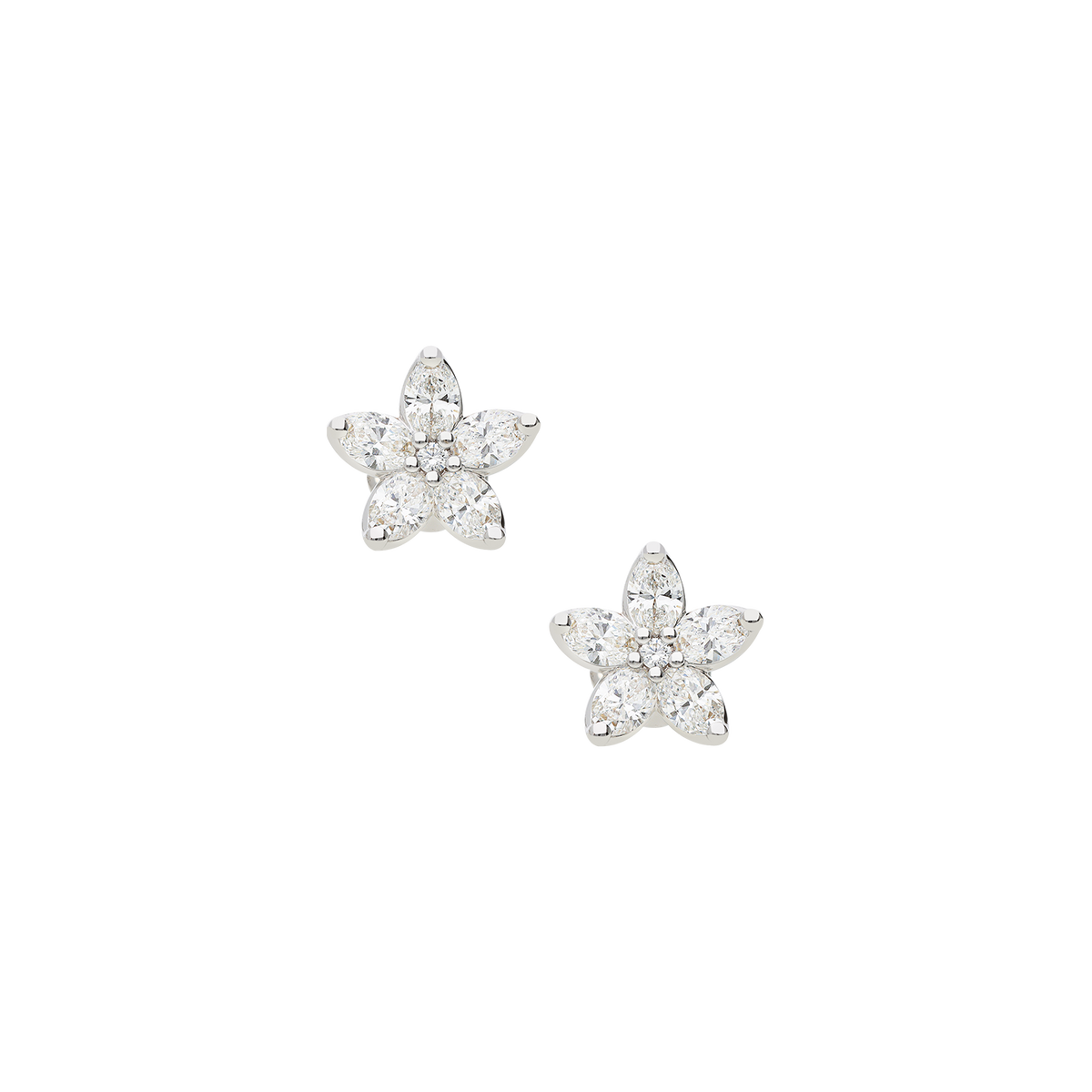 Earrings B8591A/W-W