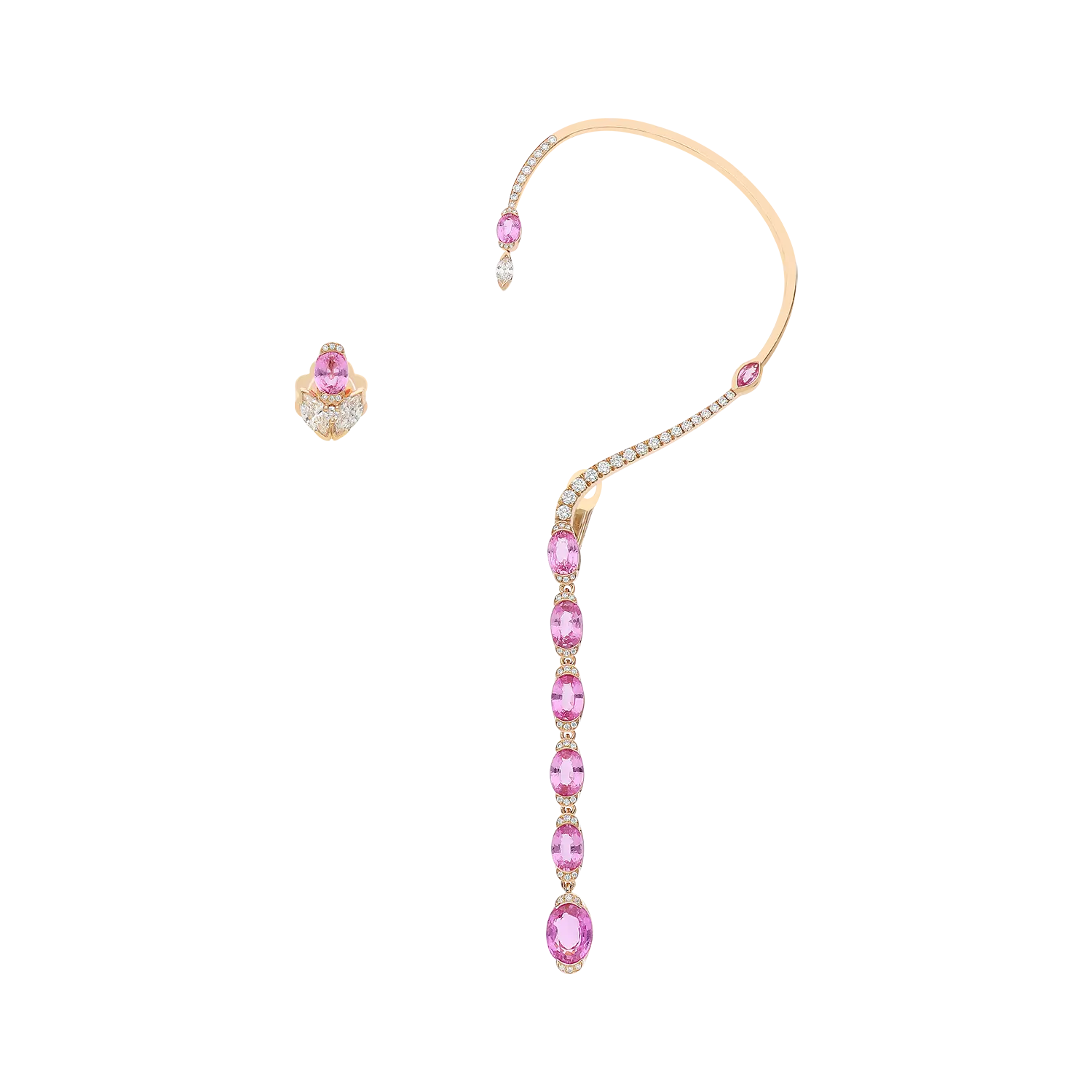 Earrings B11056/ZRW-R Lenti & Villasco