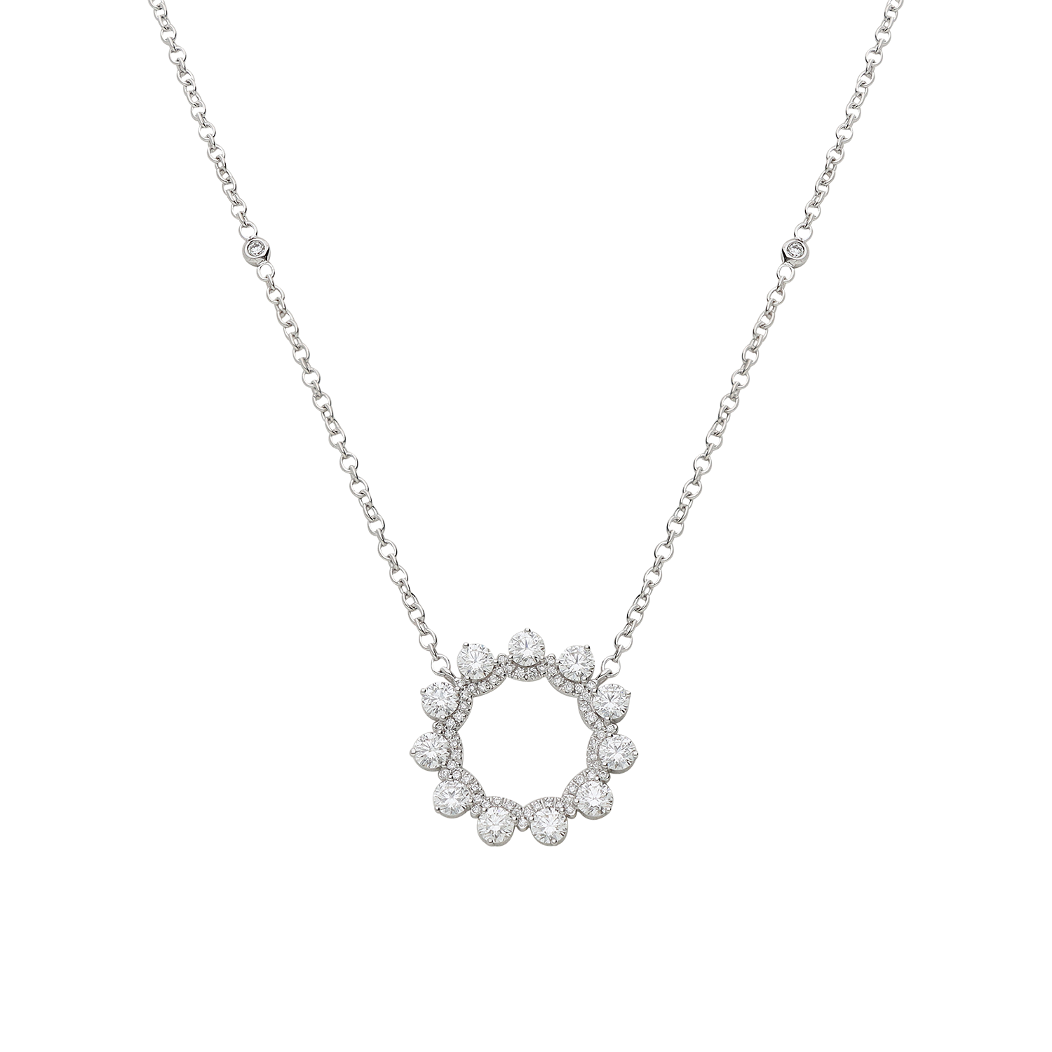 Necklace G12015/10W-W Lenti & Villasco