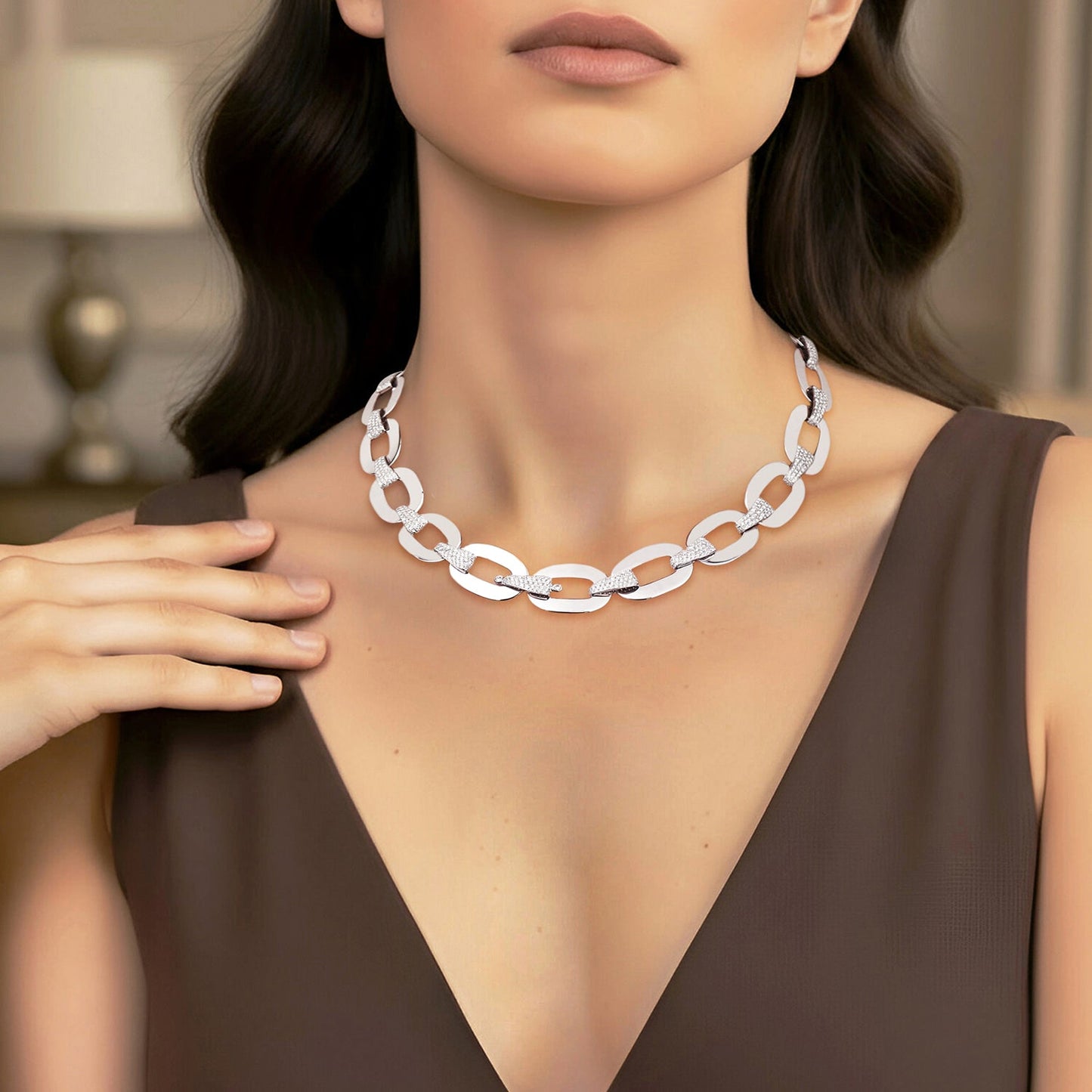 Necklace G9971/W-W