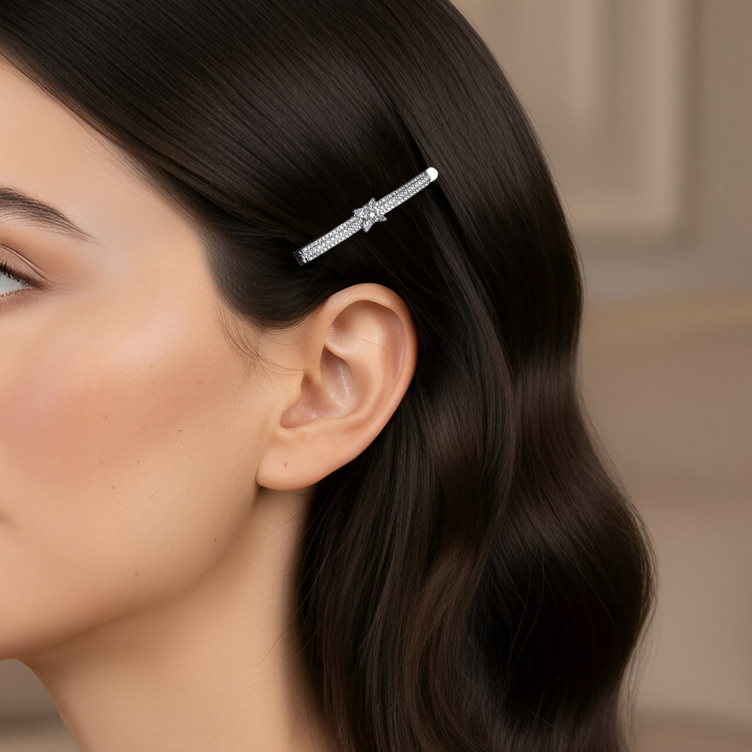 Hair Clip M11742/W-WT Lenti & Villasco