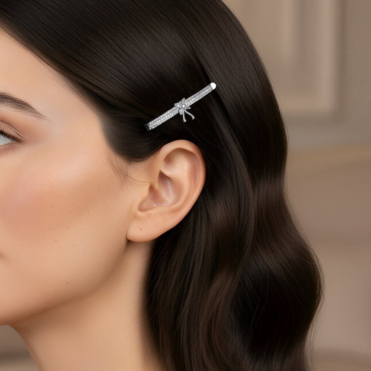 Hair Clip M11742C/W-WT
