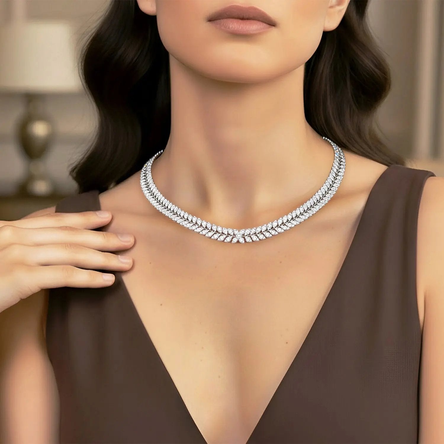 Necklace G10225/W-W Lenti & Villasco