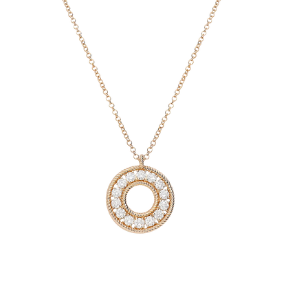 Necklace G8771B/W - R - Lenti1963