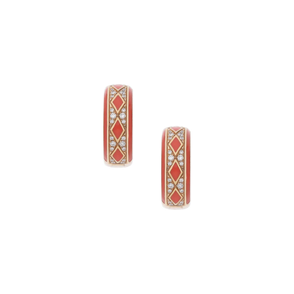 Earrings B11449/9W - R - Lenti1963