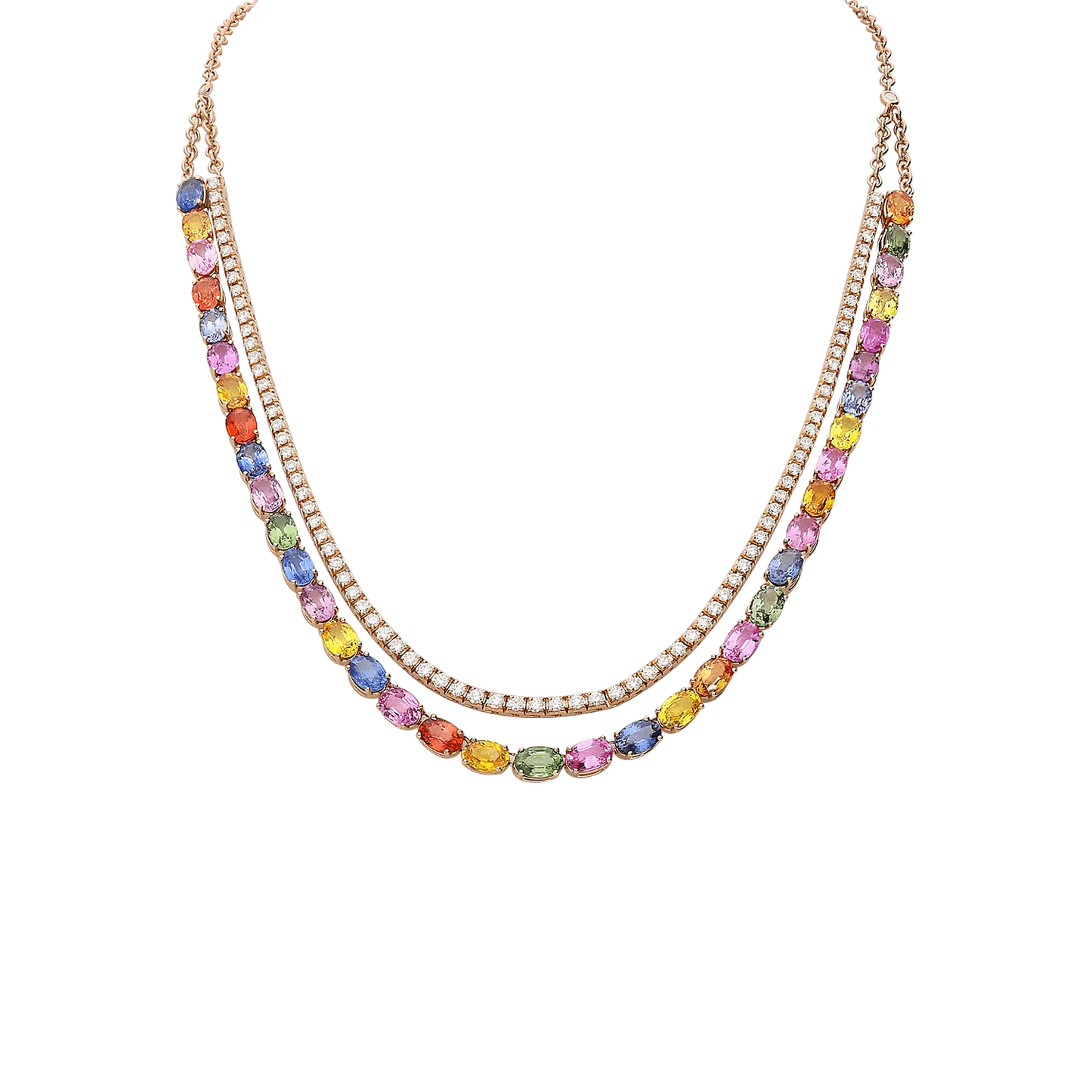 Necklace G8129/3ZW - R - Lenti1963