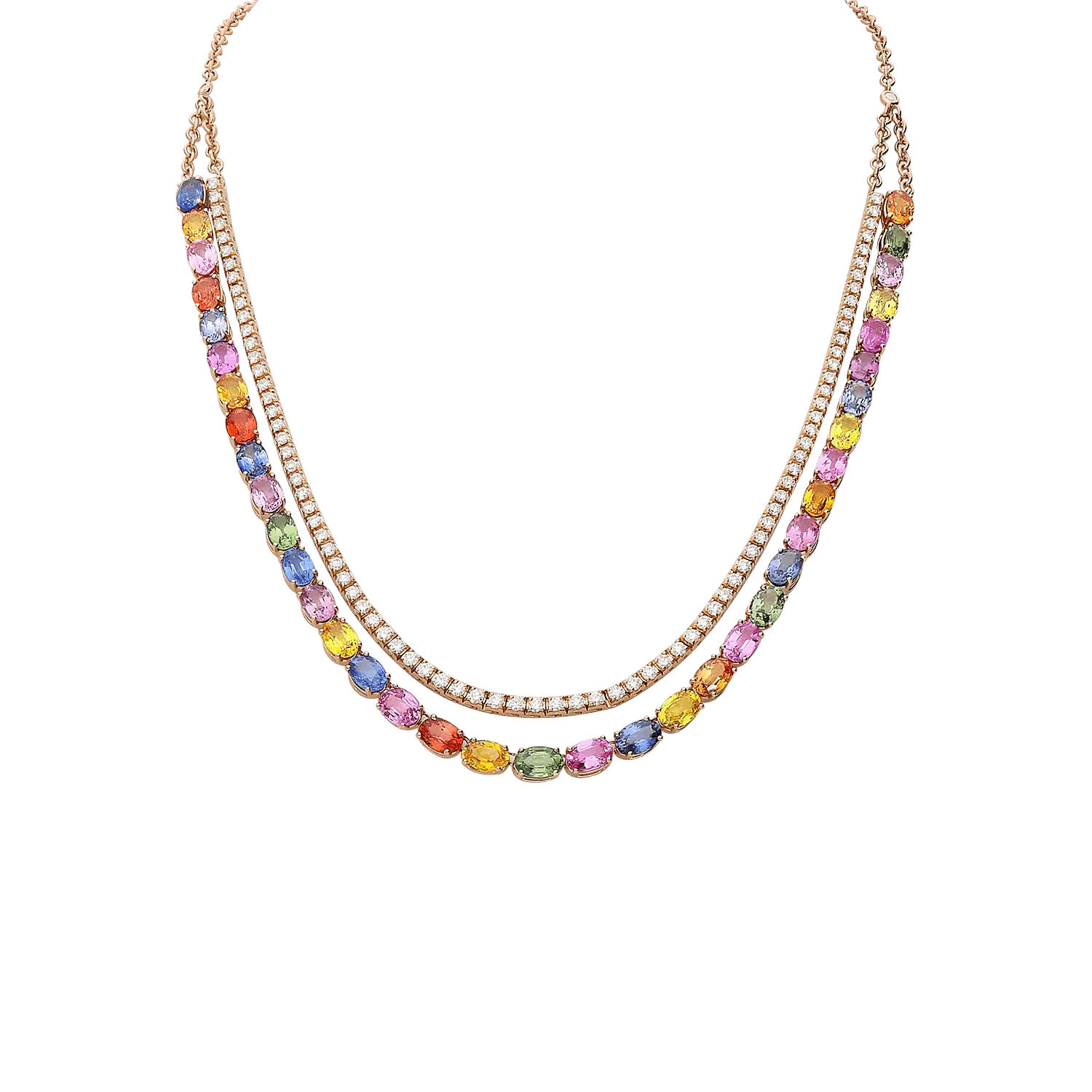 Necklace G8129/3ZW - R - Lenti1963