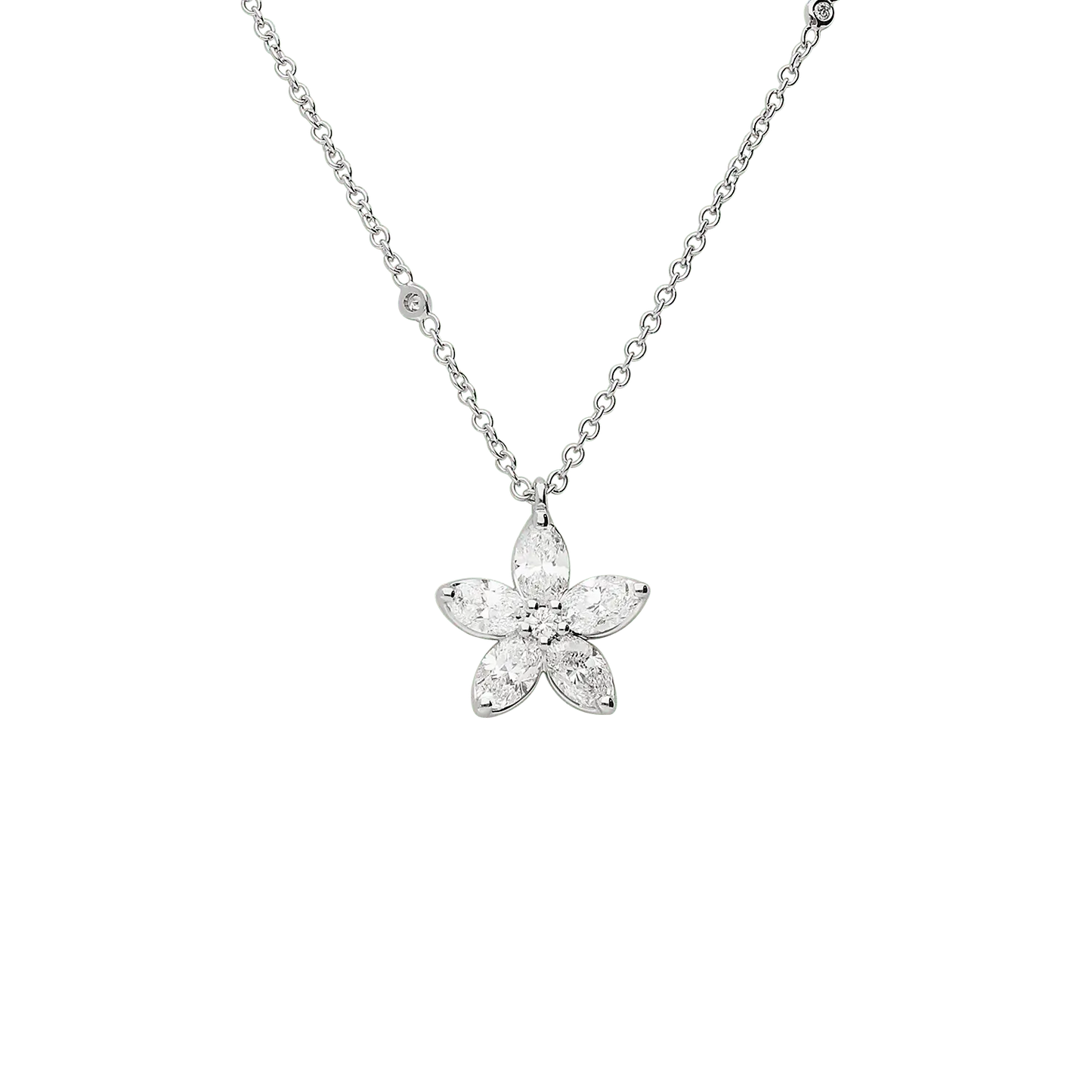 Necklace G8591B/W - W - Lenti1963