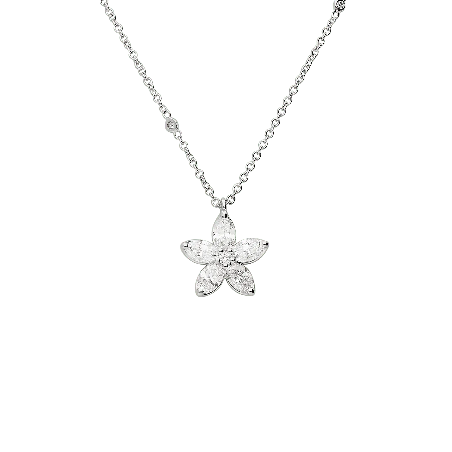 Necklace G8591B/W - W - Lenti1963